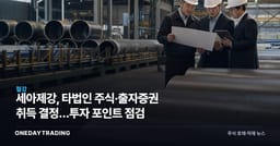 세아제강, 타법인 주식·출자증권 취득 결정…투자 포인트 점검