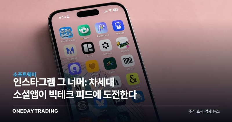 인스타그램 그 너머: 차세대 소셜앱이 빅테크 피드에 도전한다