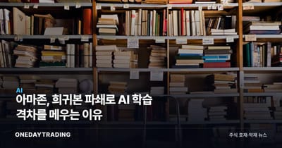 아마존, 희귀본 파쇄로 AI 학습 격차를 메우는 이유