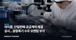 라이콤, 단일판매·공급계약 체결 공시…광증폭기 수주 모멘텀 부각