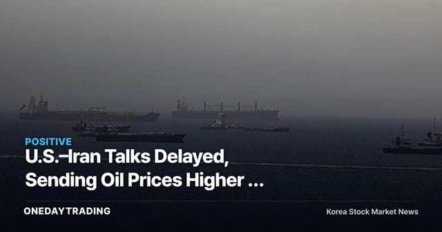 U.S.–Iran Talks Delayed, Sending Oil Prices Higher — Refiners and Airlines Face Opposing Math