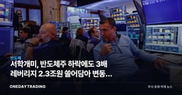서학개미, 반도체주 하락에도 3배 레버리지 2.3조원 쓸어담아 변동성 경고 자초