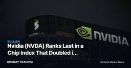 Nvidia (NVDA) Ranks Last in a Chip Index That Doubled in 2025 — What It Signals