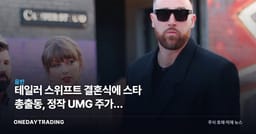 테일러 스위프트 결혼식에 스타 총출동, 정작 UMG 주가는 잠잠했다