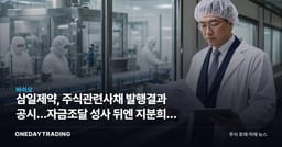 삼일제약, 주식관련사채 발행결과 공시…자금조달 성사 뒤엔 지분희석 변수