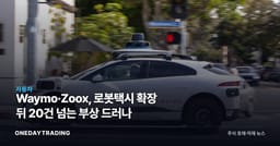 Waymo·Zoox, 로봇택시 확장 뒤 20건 넘는 부상 드러나