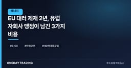 EU 대러 제재 2년, 유럽 자회사 맹점이 남긴 3가지 비용