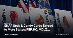 SNAP Soda & Candy Curbs Spread to More States: PEP, KO, MDLZ, HSY in Focus