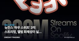 뉴진스 '하우 스위트' 3억 스트리밍, 앨범 화제성이 실적 되려면