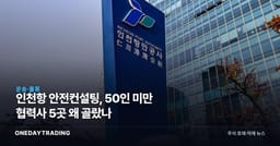 인천항 안전컨설팅, 50인 미만 협력사 5곳 왜 골랐나