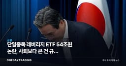 단일종목 레버리지 ETF 54조원 논란, 사퇴보다 큰 건 규제 프리미엄