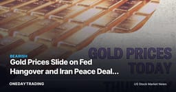 Gold Prices Slide on Fed Hangover and Iran Peace Deal: GLD, NEM, GDX in Focus
