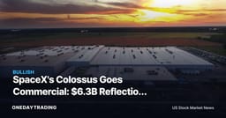 SpaceX's Colossus Goes Commercial: $6.3B Reflection Deal Lifts NVDA, CRWV, GOOGL Neocloud Thesis
