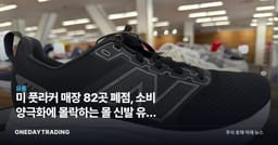 美 풋라커 매장 82곳 폐점, 소비 양극화에 몰락하는 몰 신발 유통 분석