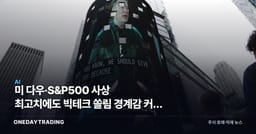 美 다우·S&P500 사상 최고치에도 빅테크 쏠림 경계감 커진 이유