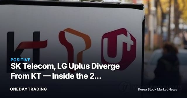 SK Telecom, LG Uplus Diverge From KT — Inside the 2Q Combined 1.4 Trillion Won Profit