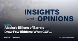 Alaska's Billions of Barrels Draw Few Bidders: What COP, XOM Investors Should Read Into It