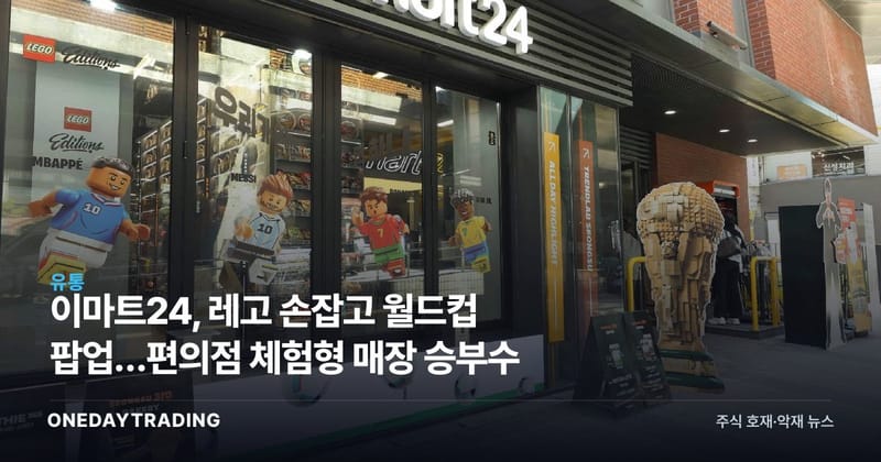 이마트24, 레고 손잡고 월드컵 팝업…편의점 체험형 매장 승부수