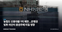 농협도 신용대출 1억 제한…은행권 빚투 차단이 증권주에 미칠 영향