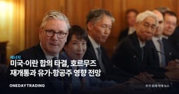 미국·이란 합의 타결, 호르무즈 재개통과 유가·항공주 영향 전망