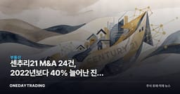 센추리21 M&A 24건, 2022년보다 40% 늘어난 진짜 배경