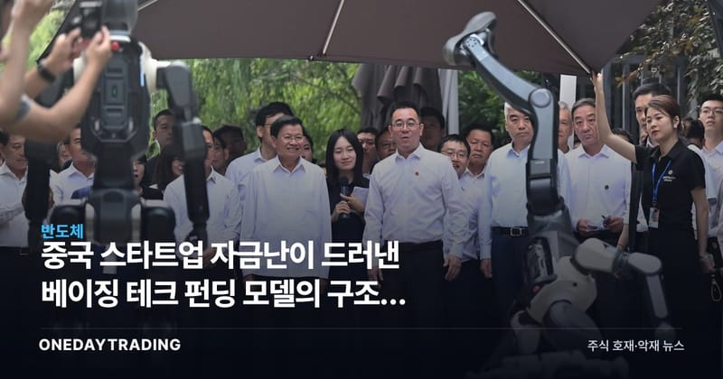 중국 스타트업 자금난이 드러낸 베이징 테크 펀딩 모델의 구조적 균열