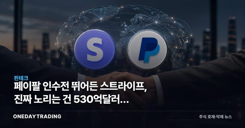 페이팔 인수전 뛰어든 스트라이프, 진짜 노리는 건 530억달러가 아니다