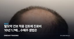 탈모약 건보 적용 검토에 진료비 10년 1.7배…수혜주 셈법은