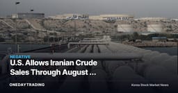 U.S. Allows Iranian Crude Sales Through August — Assessing the Impact on Global Oil Prices and Refining Stocks