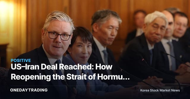 US–Iran Deal Reached: How Reopening the Strait of Hormuz Could Affect Oil Prices and Airline Stocks
