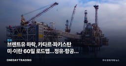 브렌트유 하락, 카타르·파키스탄 미·이란 60일 로드맵…정유·항공주 영향은