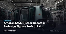 Amazon (AMZN) Zoox Robotaxi Redesign Signals Push to Paid Rides vs Waymo, Tesla
