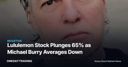 Lululemon Stock Plunges 65% as Michael Burry Averages Down