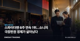 스파이더맨 6주 연속 1위…소니의 극장판권 경제가 살아났다