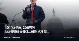 401(k)·IRA, 208명이 851억달러 쌓았다…미국 부자 절세 제동
