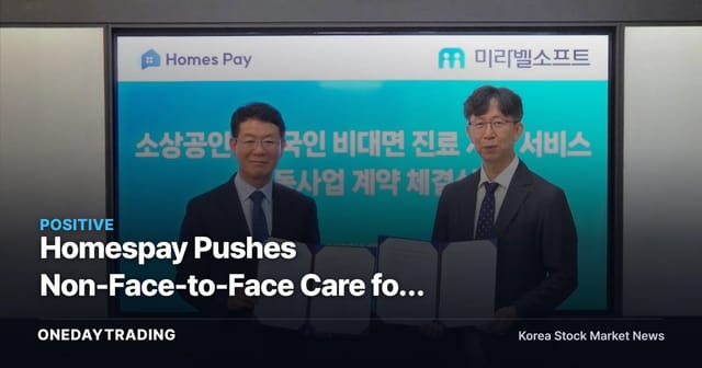 Homespay Pushes Non-Face-to-Face Care for Small Business Owners and Foreign Residents — Telemedicine Beneficiary Stocks Back in Focus