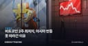 비트코인 2주 최저치, 아시아 반등 못 따라간 이유