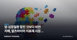 암·심장질환 합친 것보다 비싼 치매, 알츠하이머 치료제 시장의 투자 함의