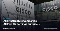 AI Infrastructure Companies All Post Q2 Earnings Surprises — So Why Did Their Stocks Move in Opposite Directions?