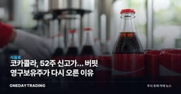 코카콜라, 52주 신고가… 버핏 영구보유주가 다시 오른 이유