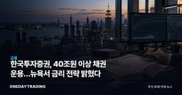 한국투자증권, 40조원 이상 채권 운용…뉴욕서 금리 전략 밝혔다