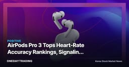 AirPods Pro 3 Tops Heart-Rate Accuracy Rankings, Signaling Expansion of Apple's Wearable Ecosystem