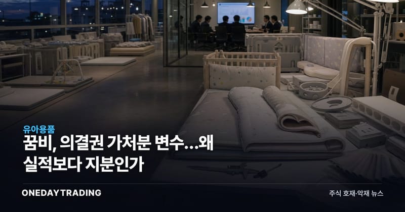 꿈비, 의결권 가처분 변수…왜 실적보다 지분인가