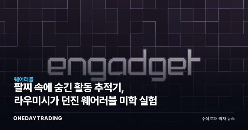 팔찌 속에 숨긴 활동 추적기, 라우미시가 던진 웨어러블 미학 실험