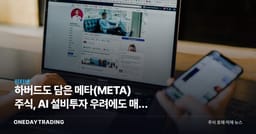 하버드도 담은 메타(META) 주식, AI 설비투자 우려에도 매수 이유는