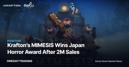 Krafton’s MIMESIS Wins Japan Horror Award After 2M Sales