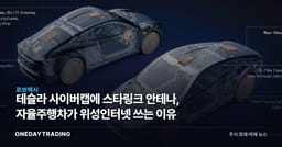 테슬라 사이버캡에 스타링크 안테나, 자율주행차가 위성인터넷 쓰는 이유