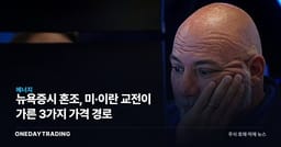 뉴욕증시 혼조, 미·이란 교전이 가른 3가지 가격 경로
