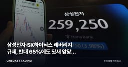 삼성전자·SK하이닉스 레버리지 규제, 반대 65%에도 닷새 앞당긴 이유