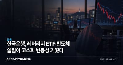 한국은행, 레버리지 ETF·반도체 쏠림이 코스피 변동성 키웠다